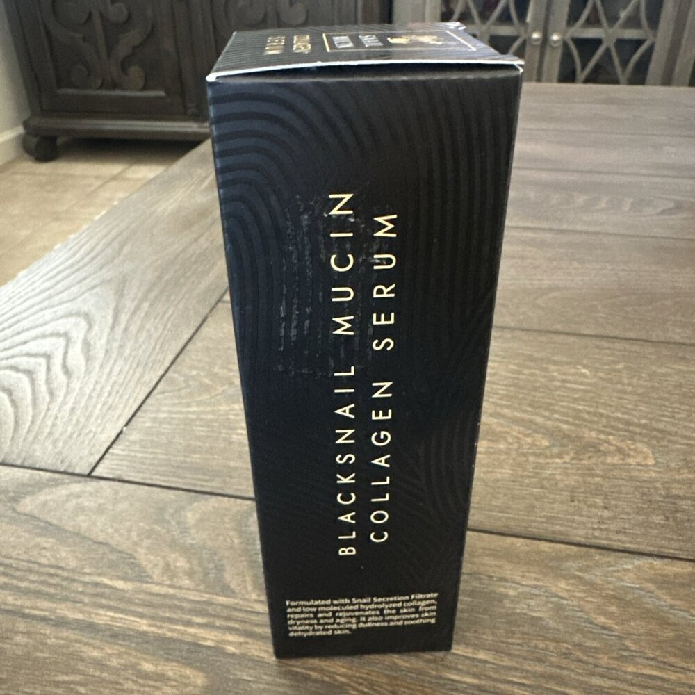 GLAMFOX Black Snail Mucin Collagen Serum 50g/1.76 Oz-New -made In Korea - Picture 2 of 5